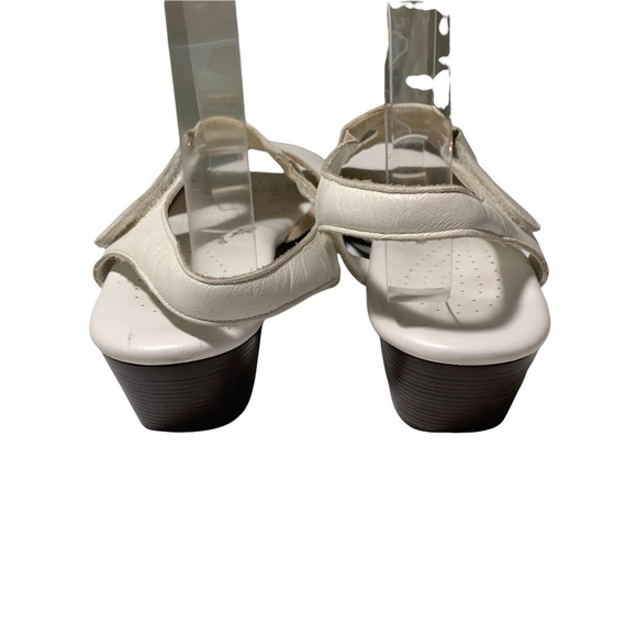 SAS tripad comfort SunTimer White ankle strap open toe hook loop sandal 9.5S - Picture 4 of 7
